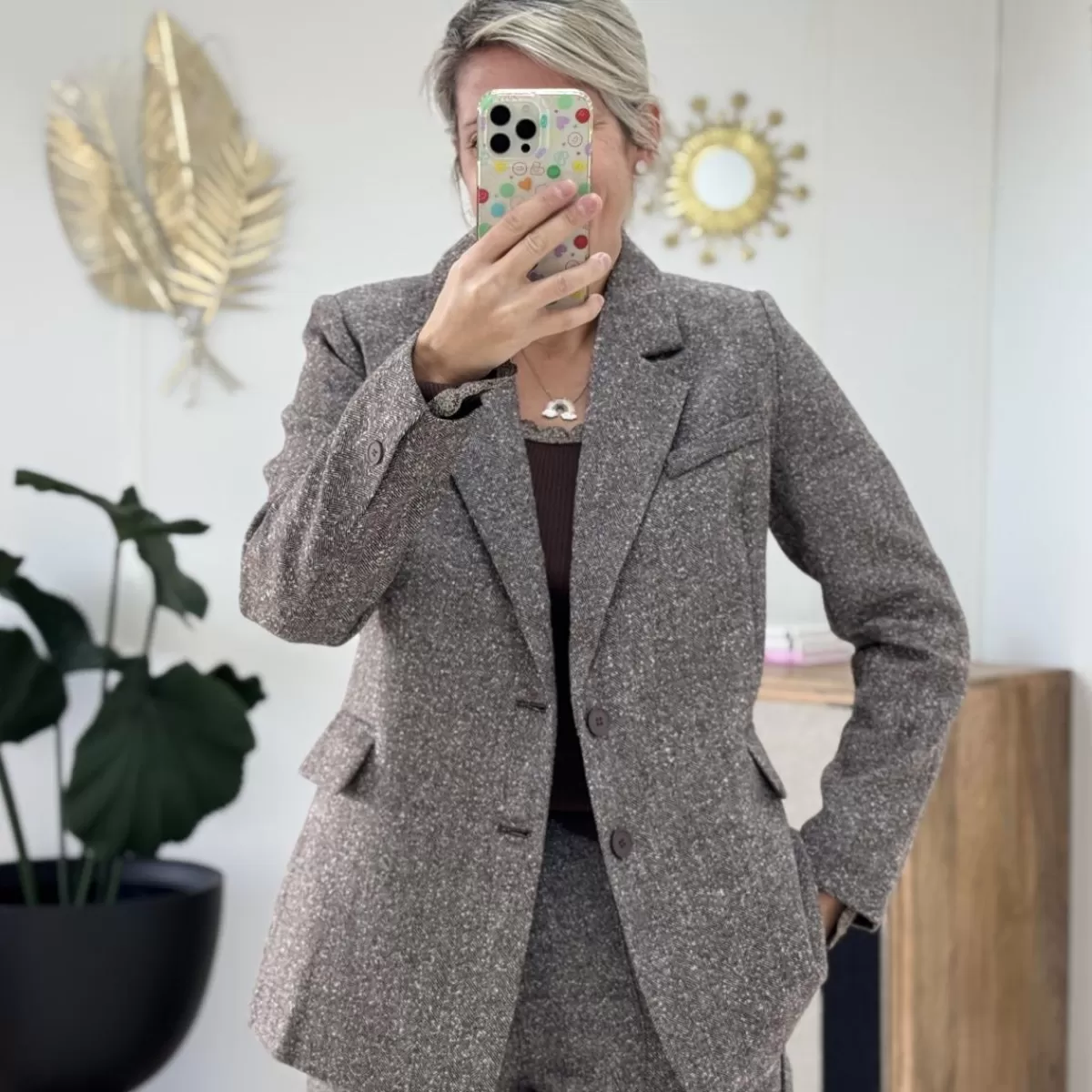 Blazer chocolat<Le Dressing de Sarah D Fashion
