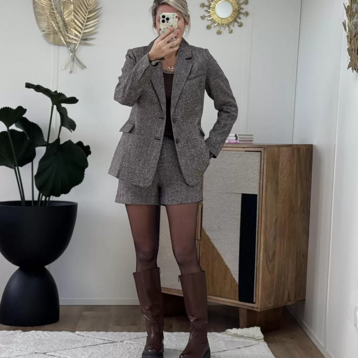 Blazer chocolat<Le Dressing de Sarah D Fashion