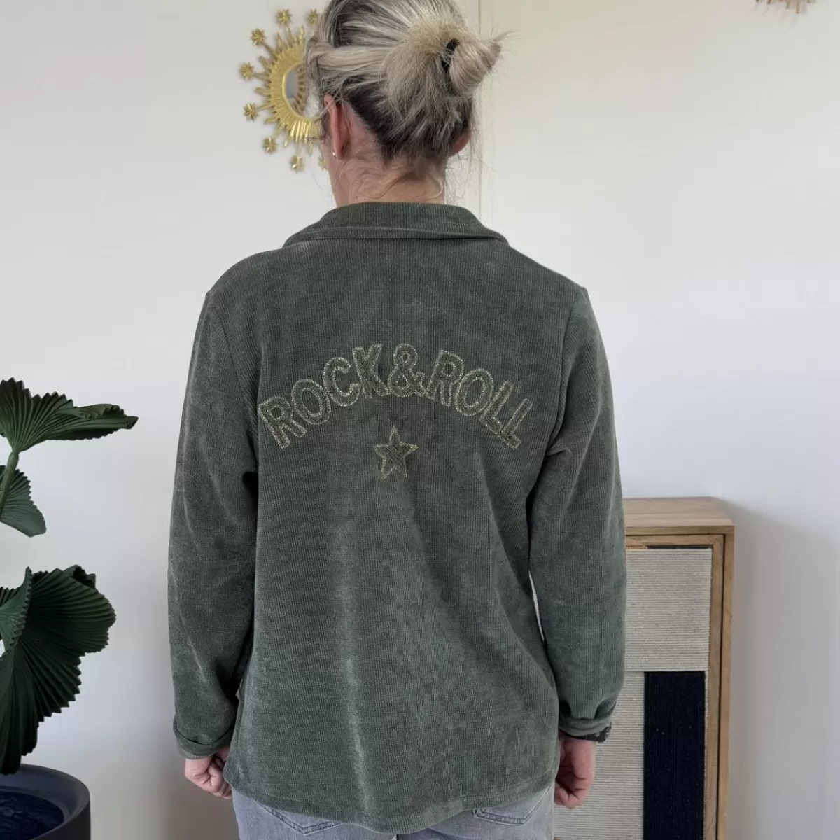 Blazer rock kaki<Le Dressing de Sarah D Best Sale