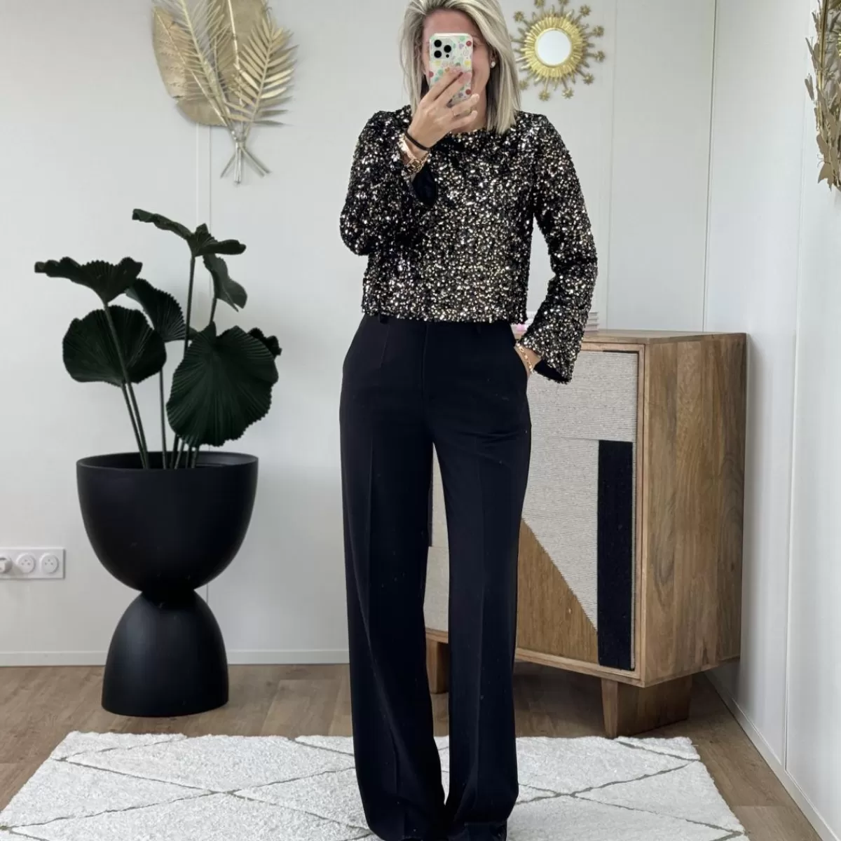 Blouse Kimberlay noir<Le Dressing de Sarah D New