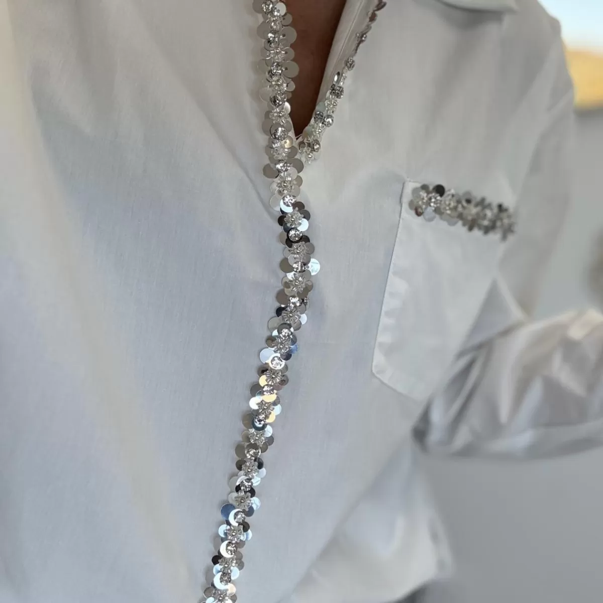 Blouse Tya blanche<Le Dressing de Sarah D Flash Sale