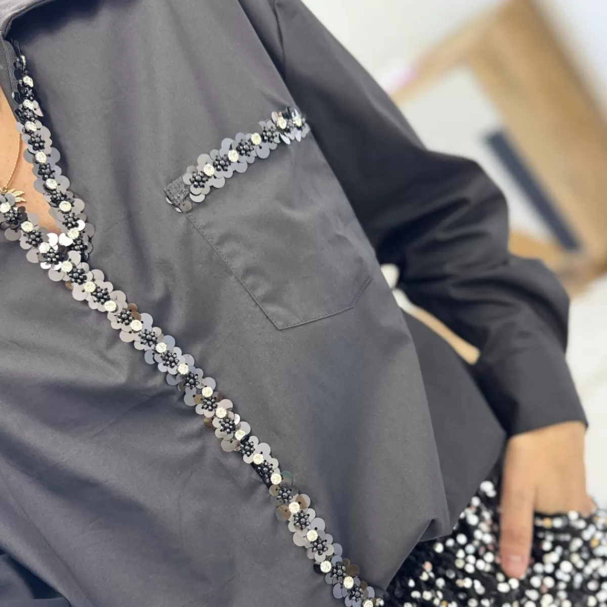 Blouse Tya noire<Le Dressing de Sarah D Hot