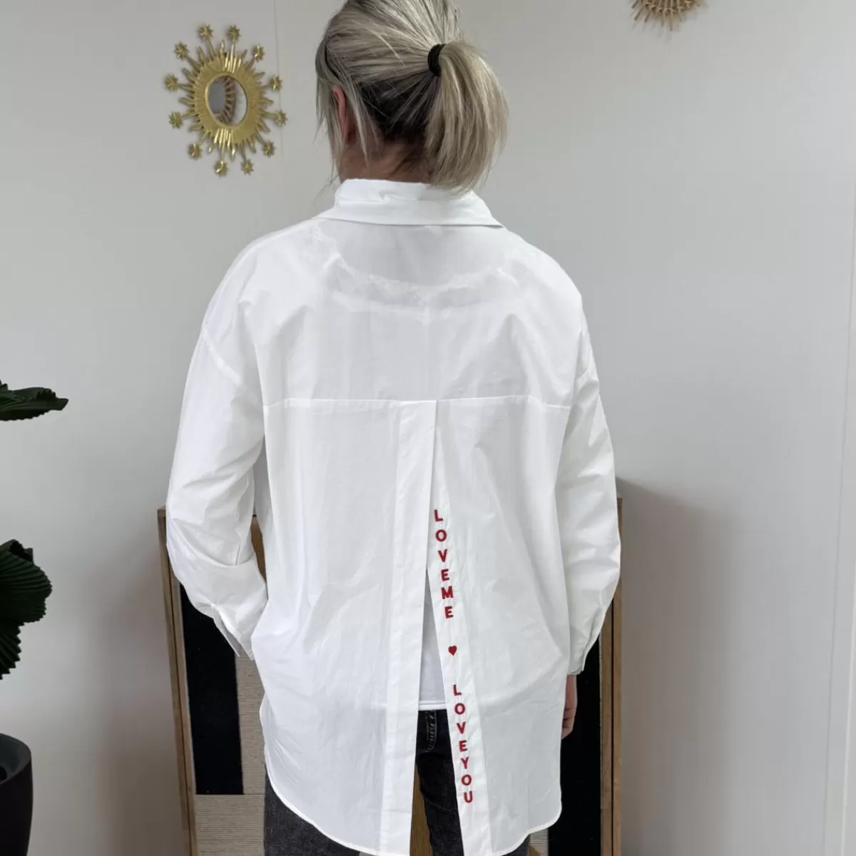 Chemise Love me blanche<Le Dressing de Sarah D Best