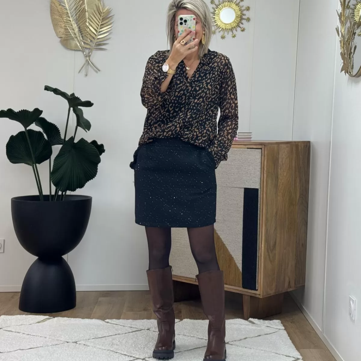 Chemise Vera noire<Le Dressing de Sarah D Clearance