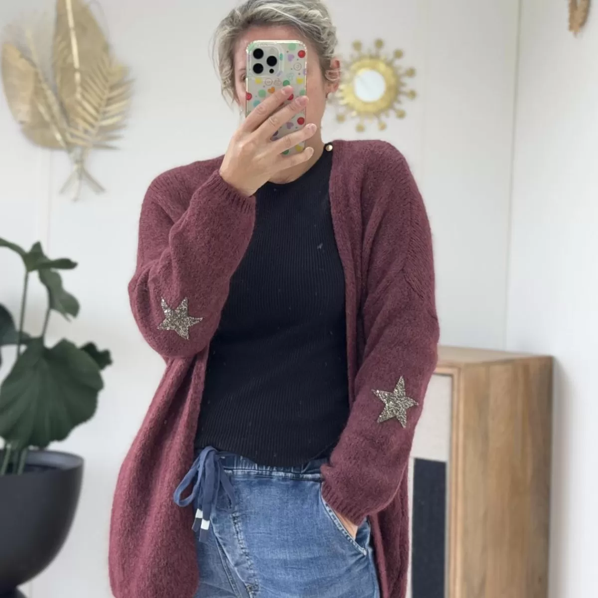 Gilet Adam bordeaux<Le Dressing de Sarah D Sale