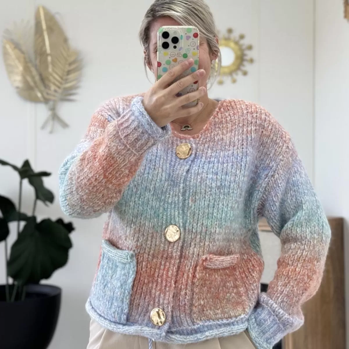 Gilet Beverly multi couleurs<Le Dressing de Sarah D Outlet