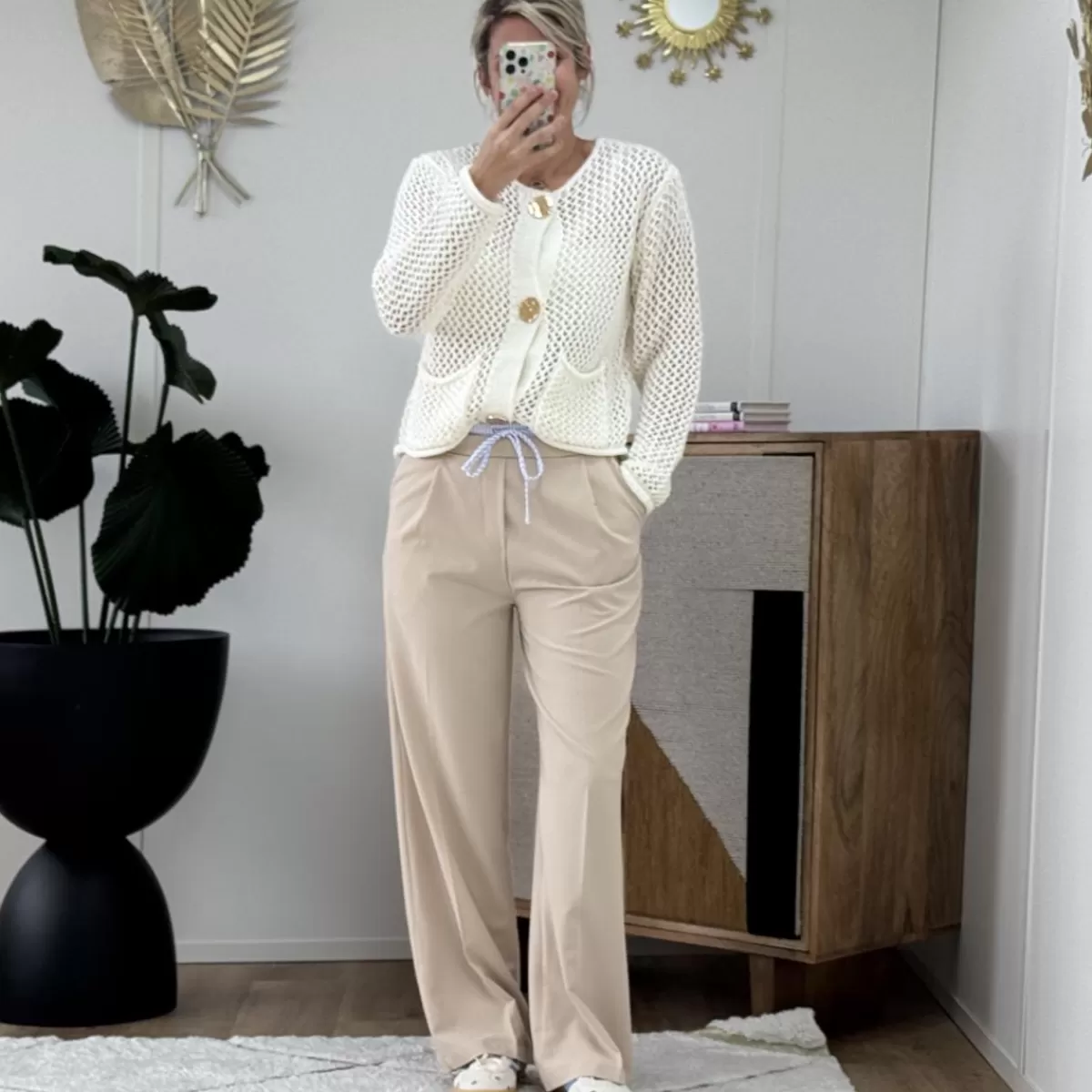 Gilet Justine blanc<Le Dressing de Sarah D Store