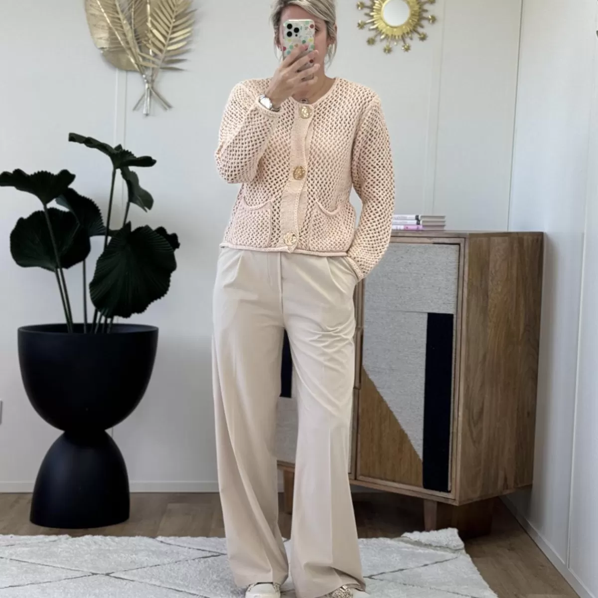 Gilet Justine rose<Le Dressing de Sarah D Sale