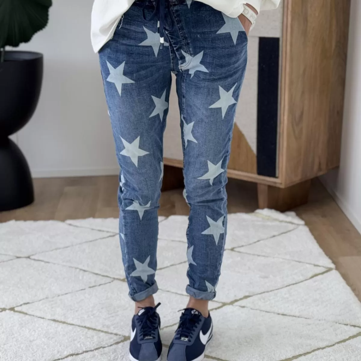 Jean Jogg Star (taille grand)<Le Dressing de Sarah D Online