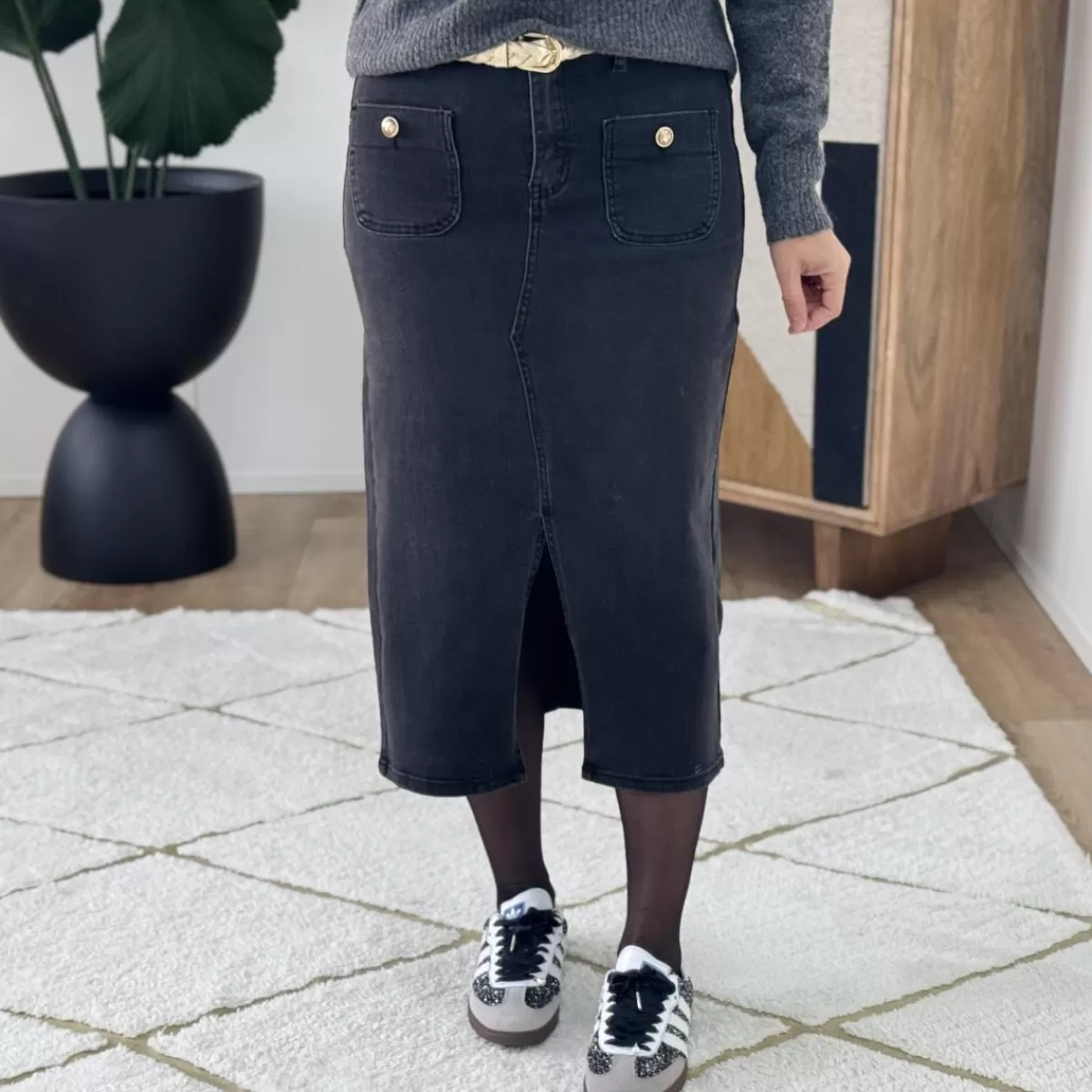 Jupe mi longue Solene<Le Dressing de Sarah D Cheap