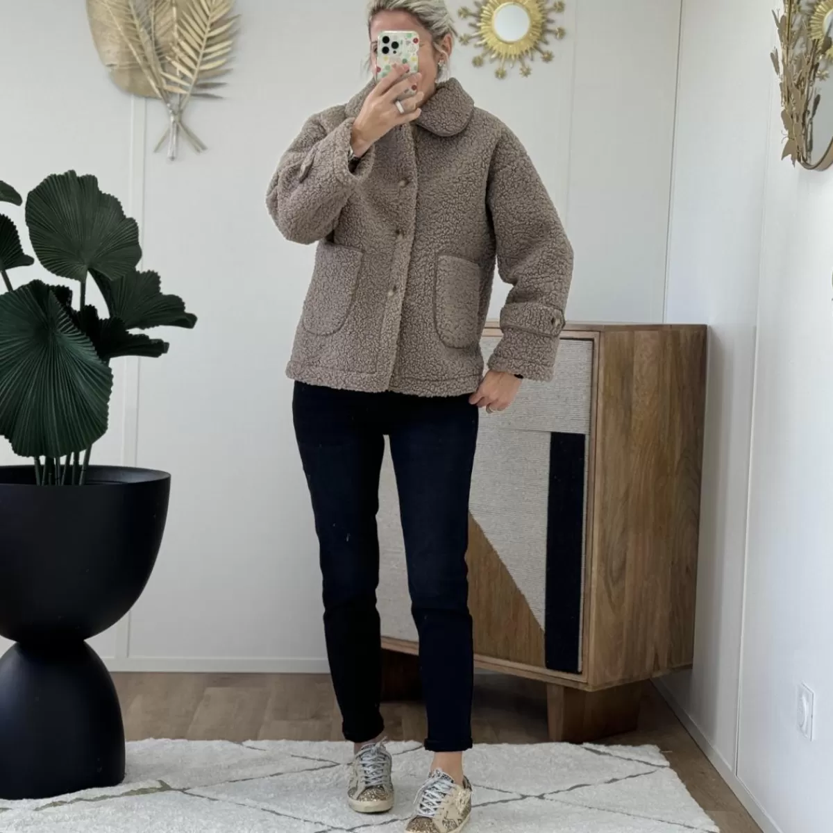 Manteau Baptiste taupe<Le Dressing de Sarah D Outlet