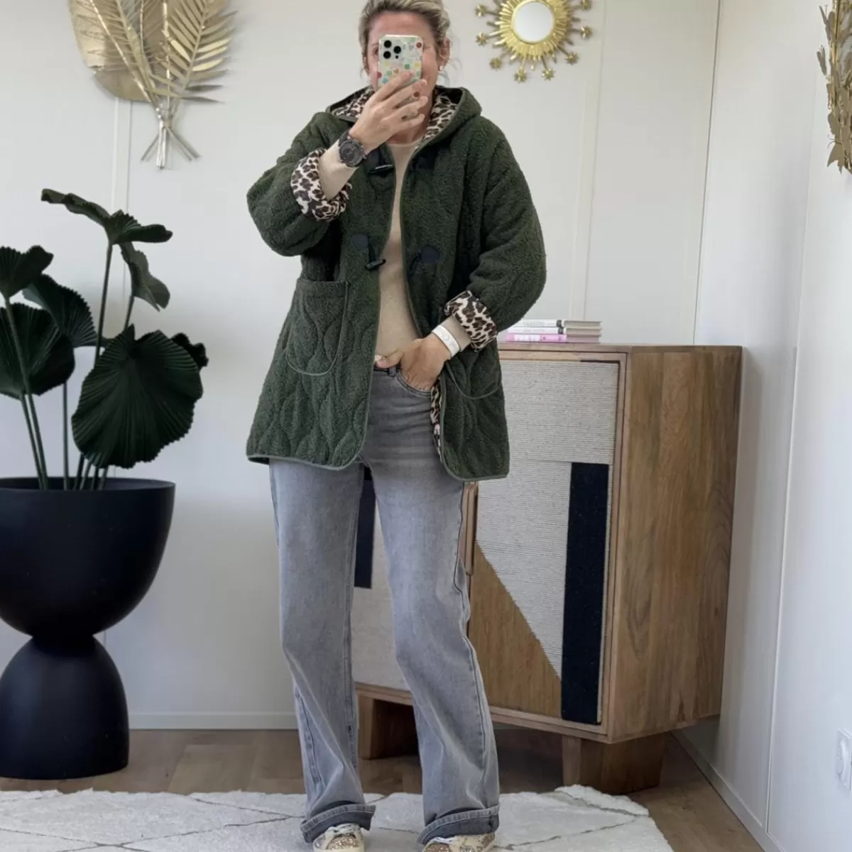 Manteau Kris kaki<Le Dressing de Sarah D Discount