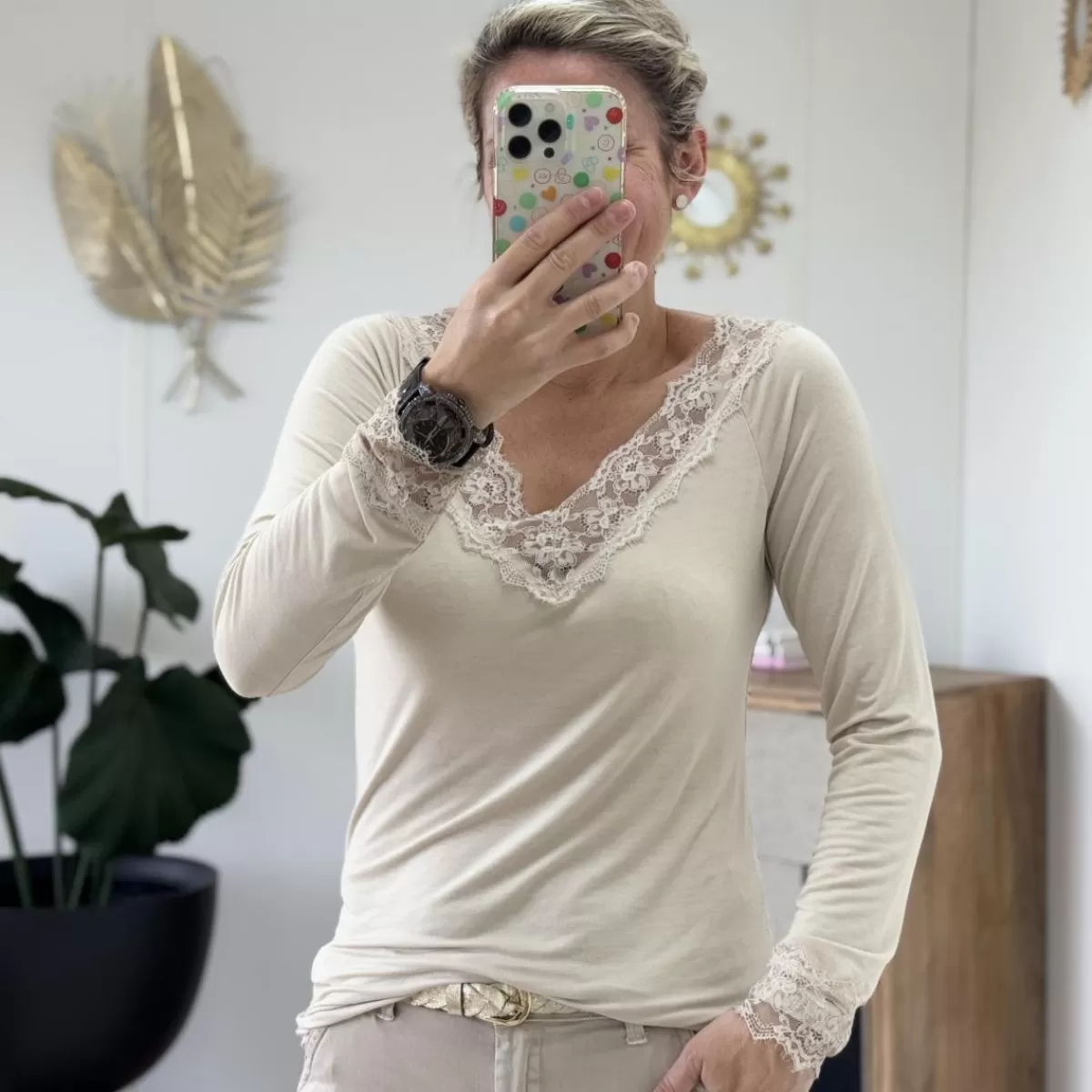 nouveau Sous pull beige<Le Dressing de Sarah D New