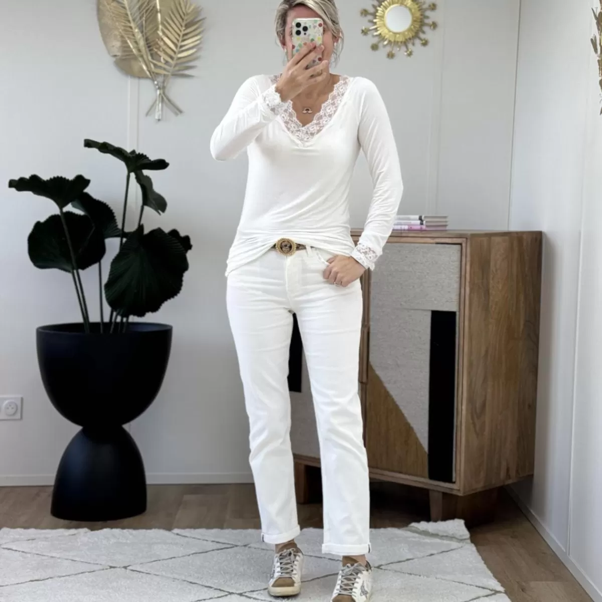 nouveau Sous pull blanc<Le Dressing de Sarah D Discount