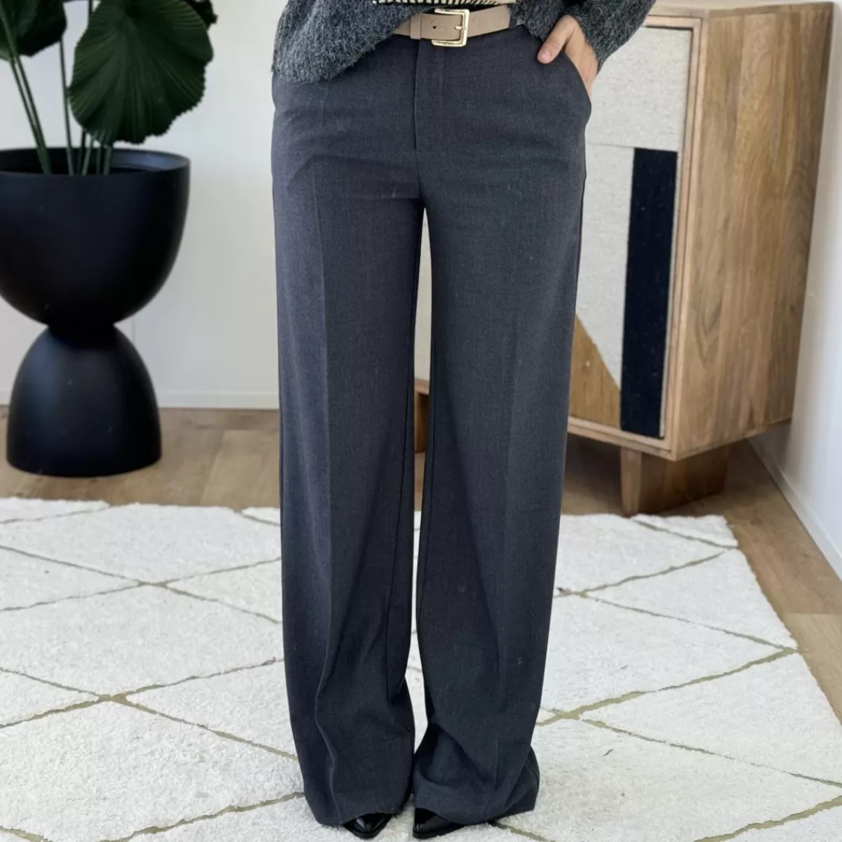 Pantalon Alessandra gris<Le Dressing de Sarah D Outlet