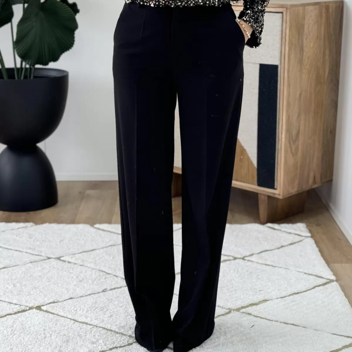 Pantalon Alessandra noir<Le Dressing de Sarah D Fashion