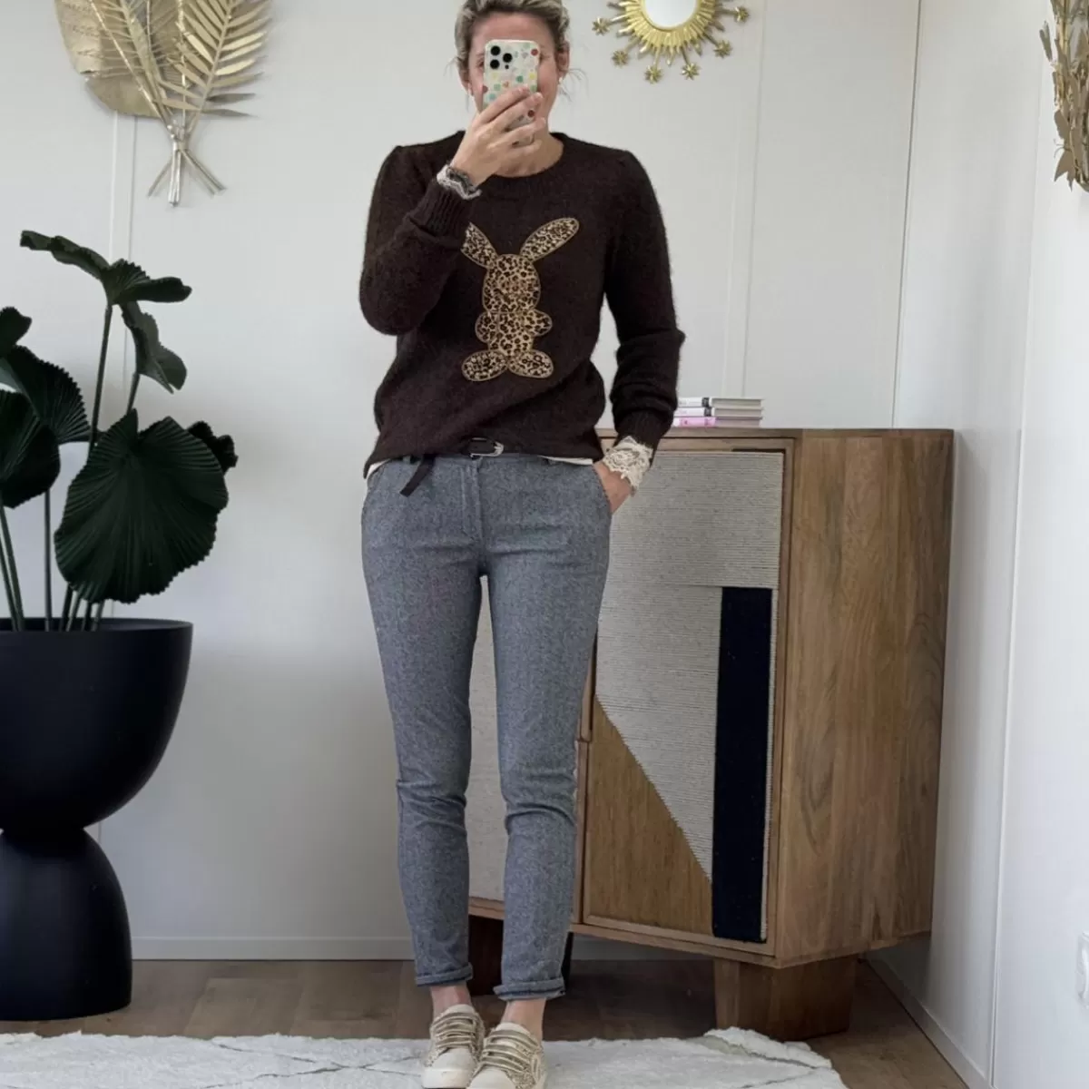 Pantalon chevrons<Le Dressing de Sarah D Hot