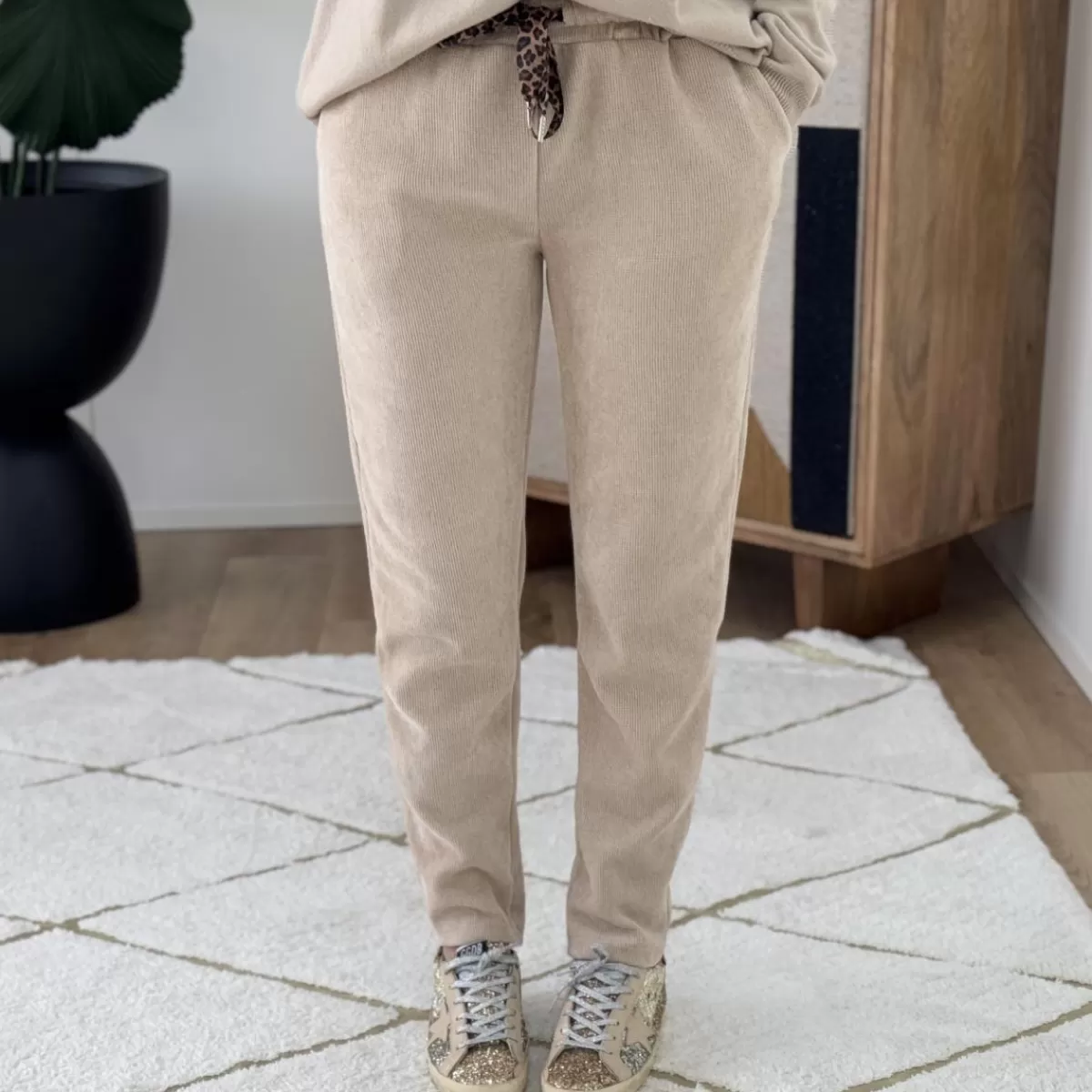 Pantalon Roger beige (du 34 au 40)<Le Dressing de Sarah D Clearance