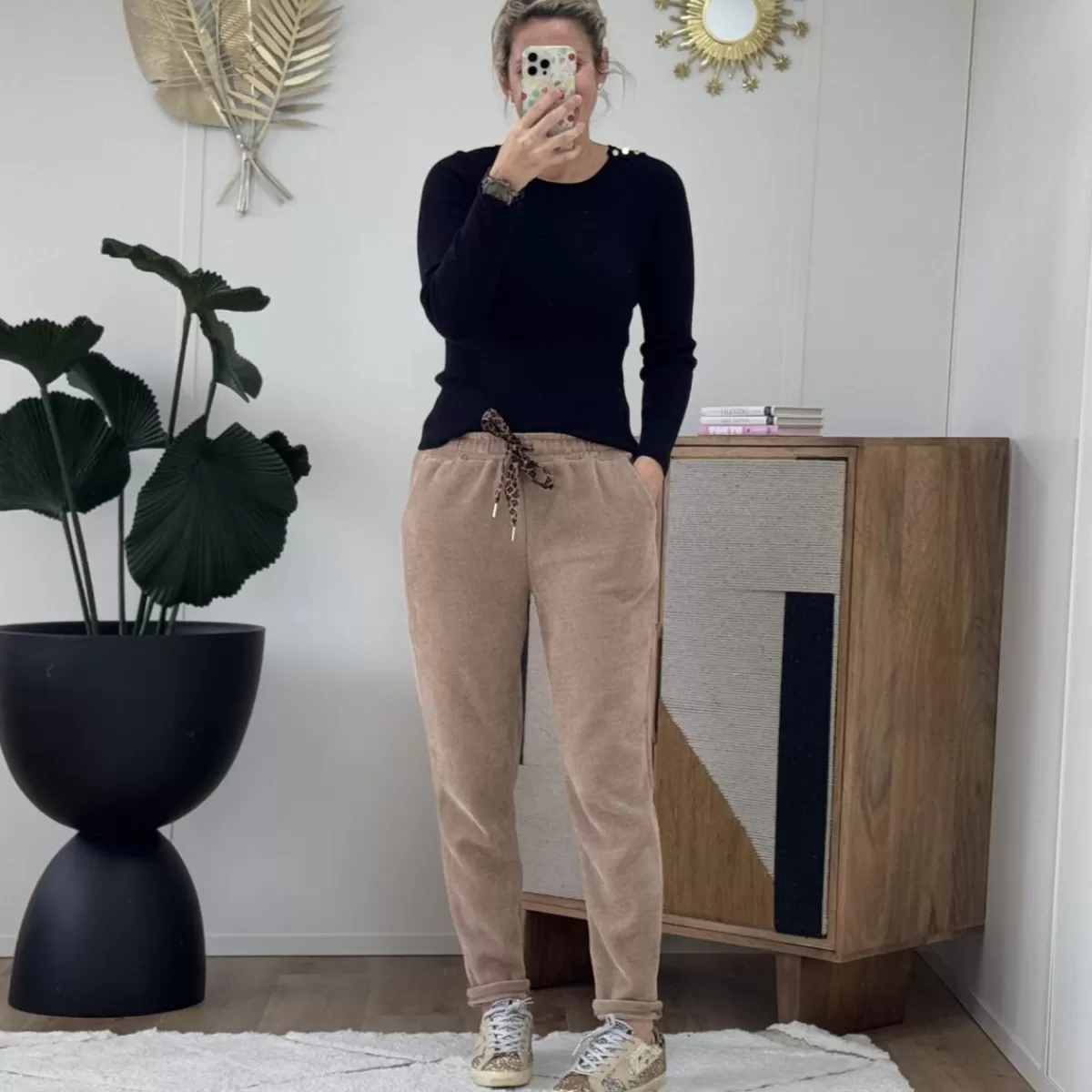 Pantalon Roger camel (du 34 au 40)<Le Dressing de Sarah D Store