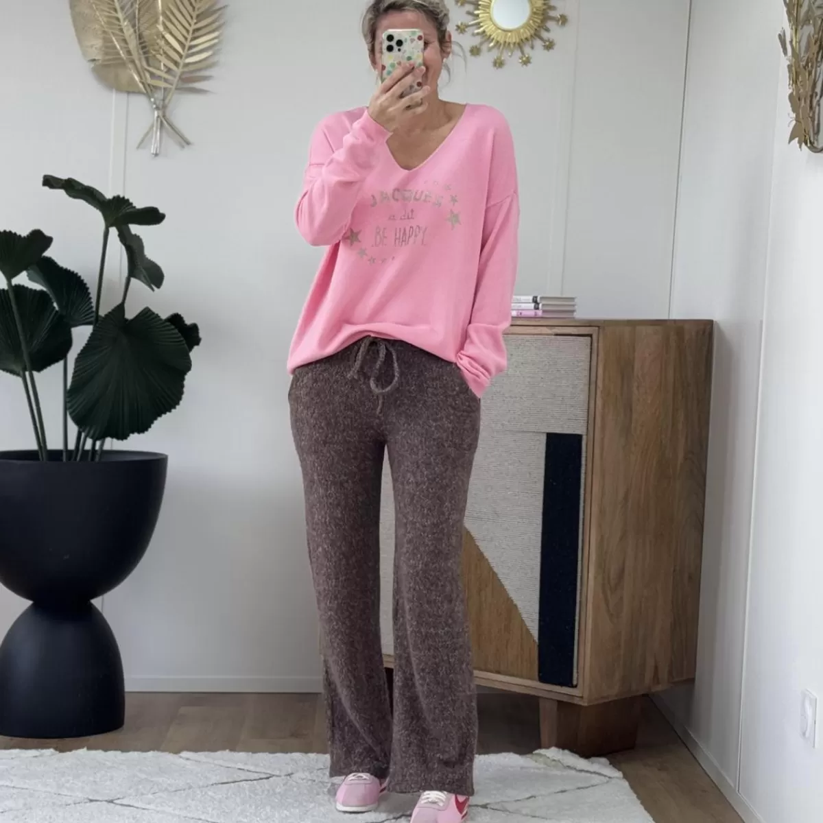 Pantalon Taylor chocolat<Le Dressing de Sarah D Shop