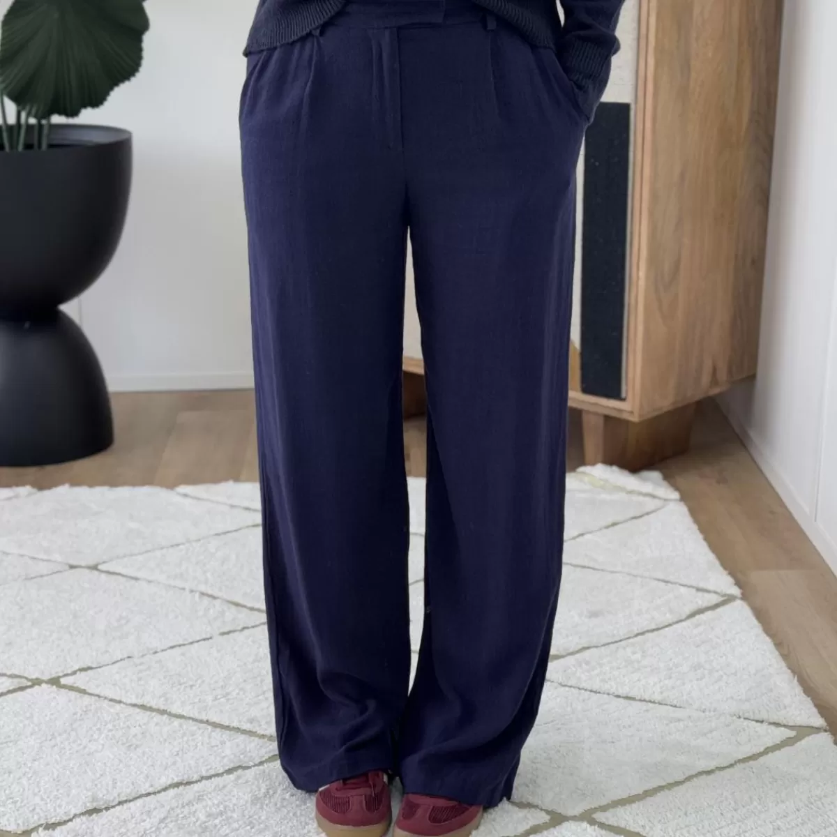 Pantalon Victoire marine<Le Dressing de Sarah D Cheap