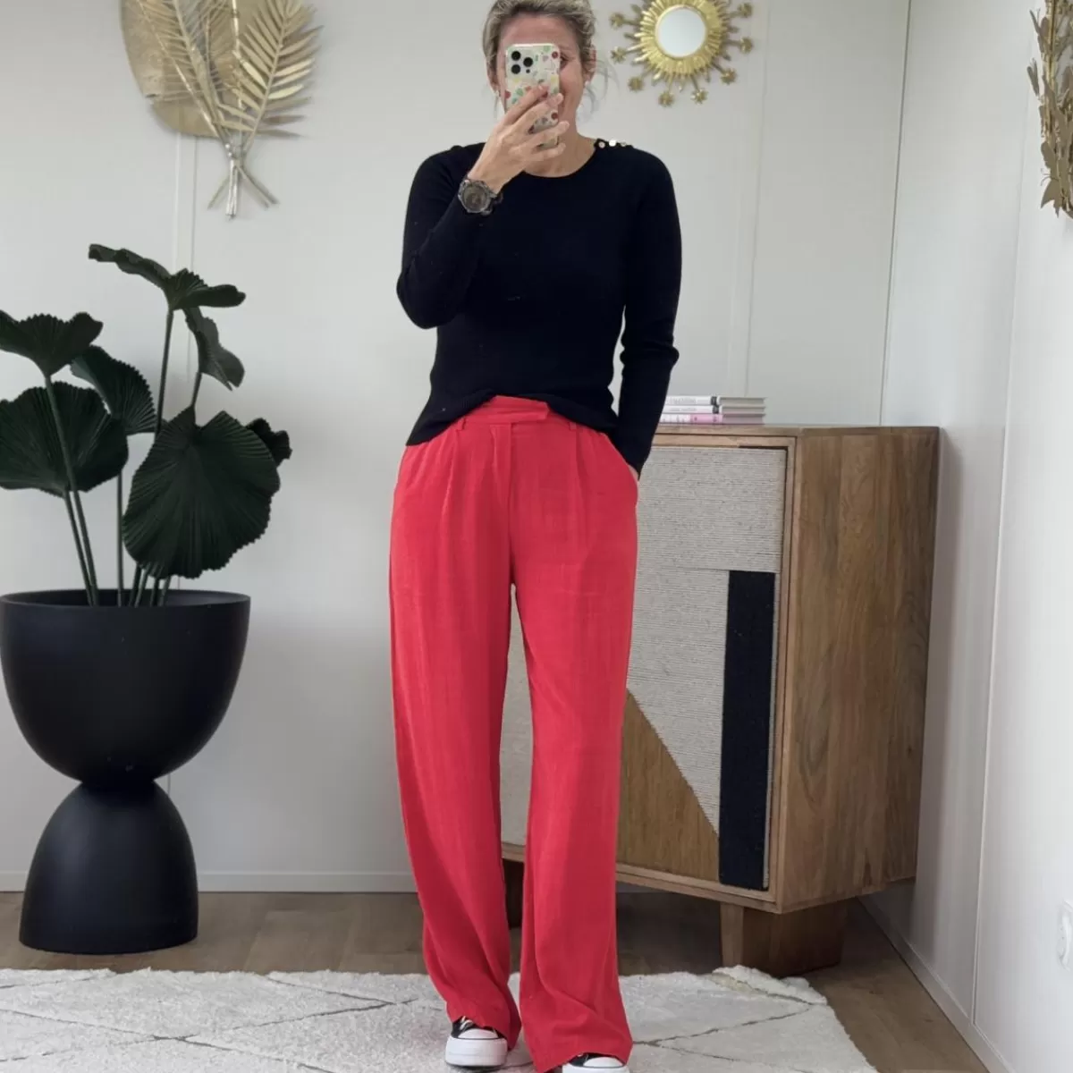 Pantalon Victoire rouge<Le Dressing de Sarah D Cheap