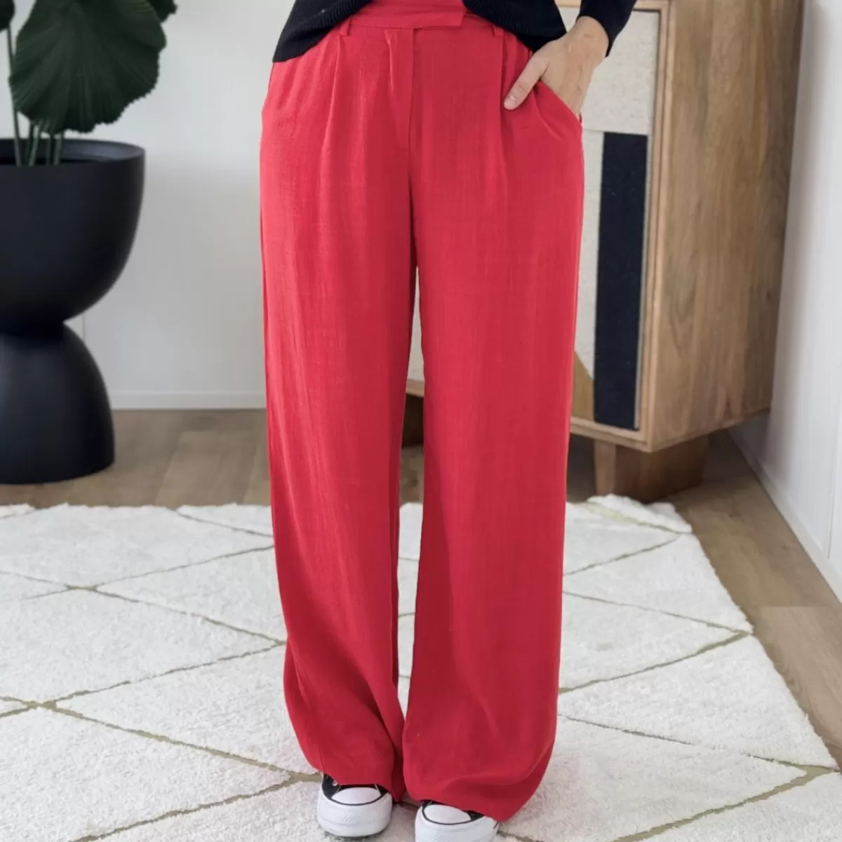 Pantalon Victoire rouge<Le Dressing de Sarah D Cheap