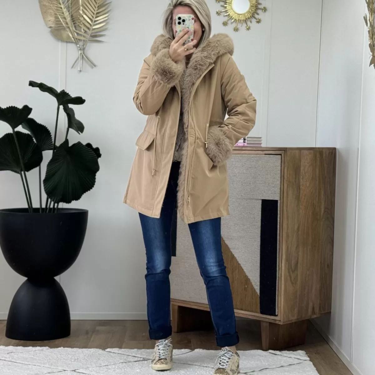 Parka fourrure<Le Dressing de Sarah D Fashion