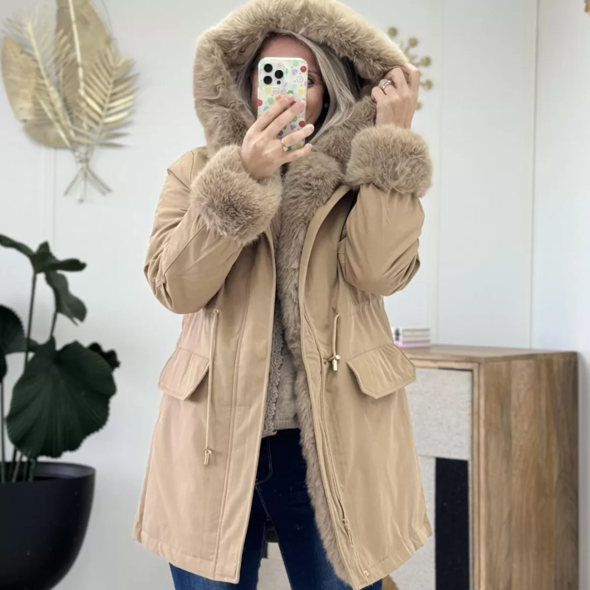 Parka fourrure<Le Dressing de Sarah D Fashion