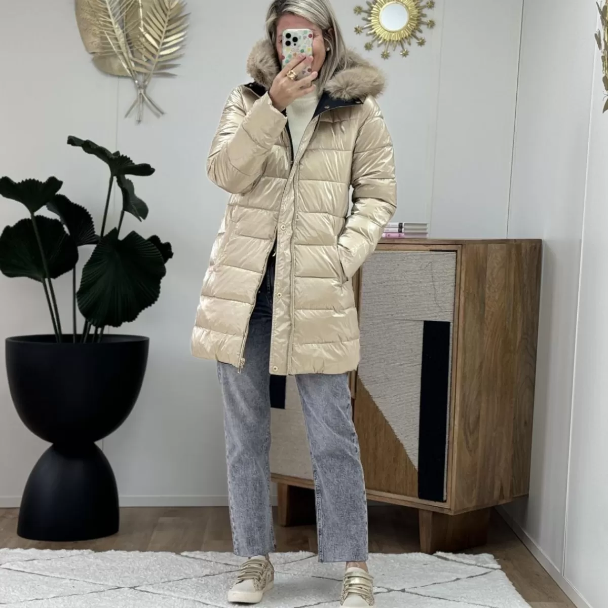 Parka reversible noire<Le Dressing de Sarah D Store