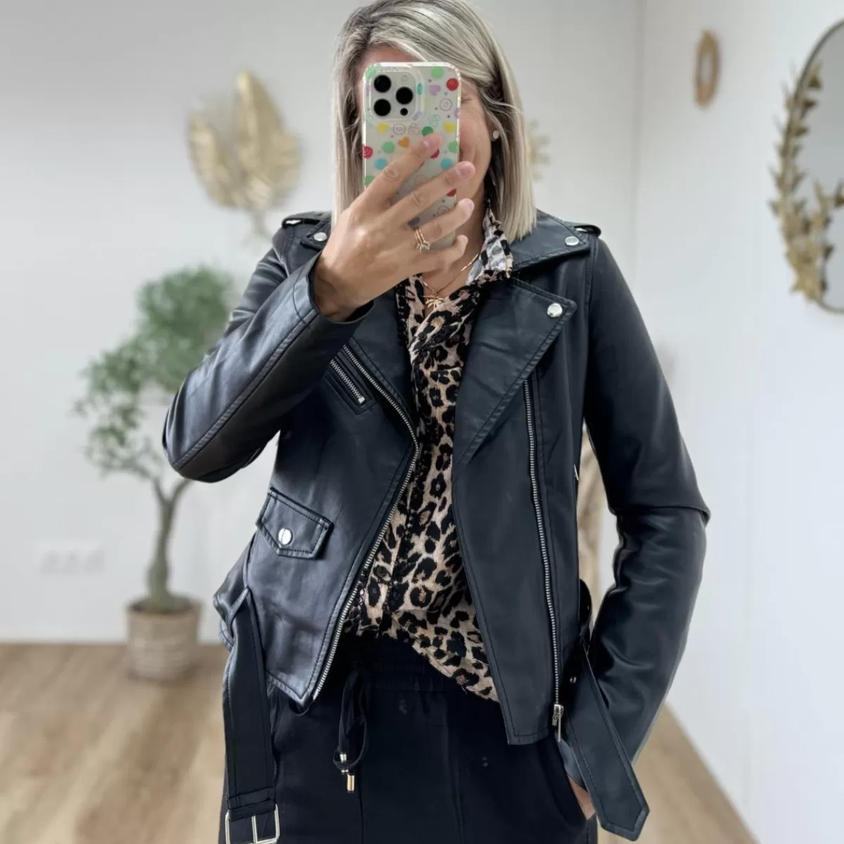 Perfecto Brian noir<Le Dressing de Sarah D Sale