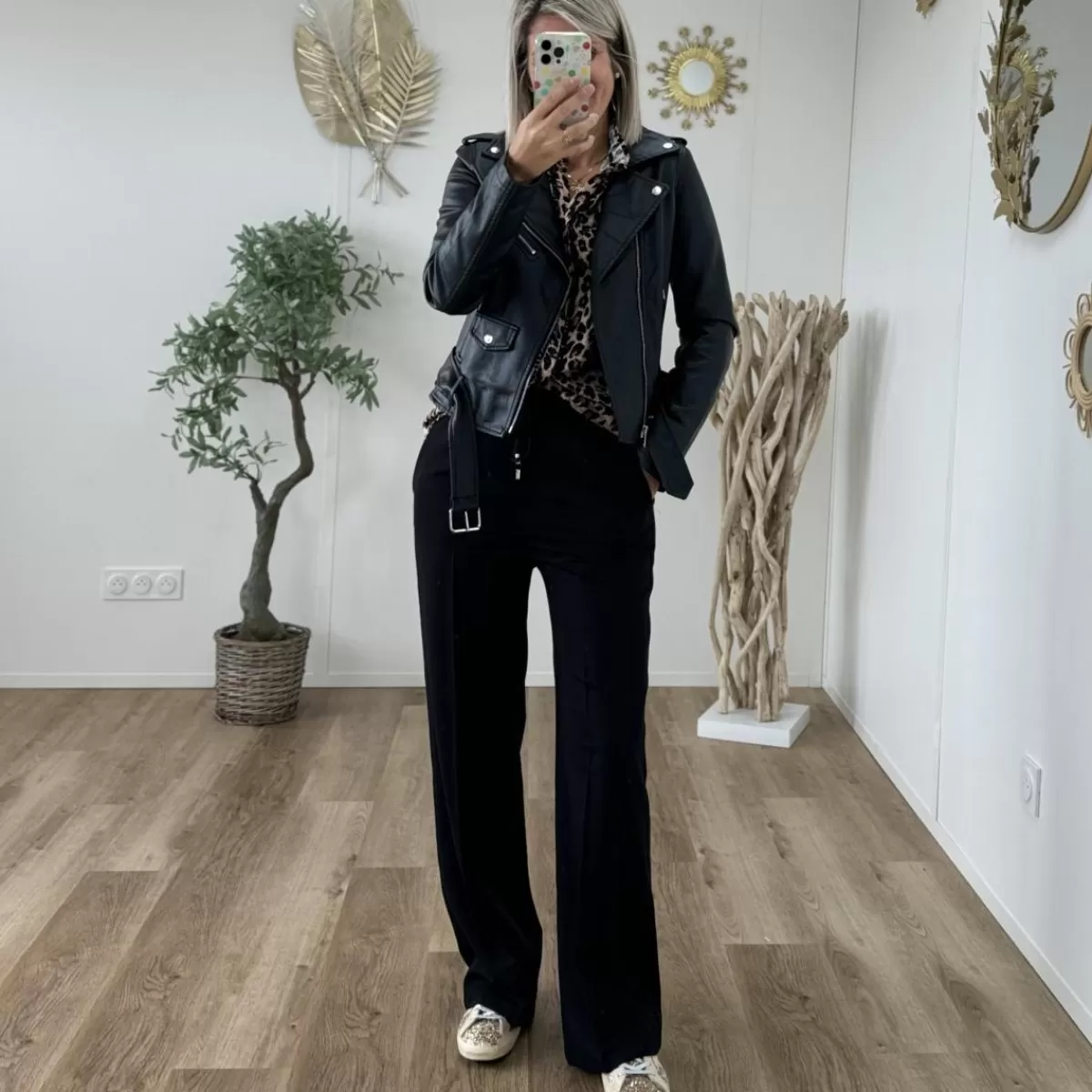 Perfecto Brian noir<Le Dressing de Sarah D Sale