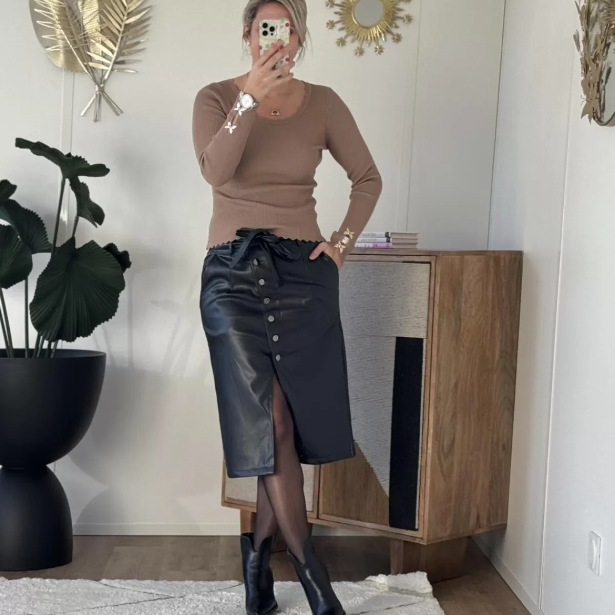 Pull Alexis camel<Le Dressing de Sarah D Flash Sale