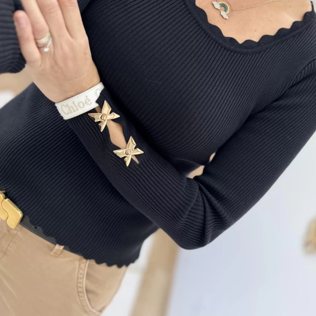 Pull Alexis noir<Le Dressing de Sarah D Hot