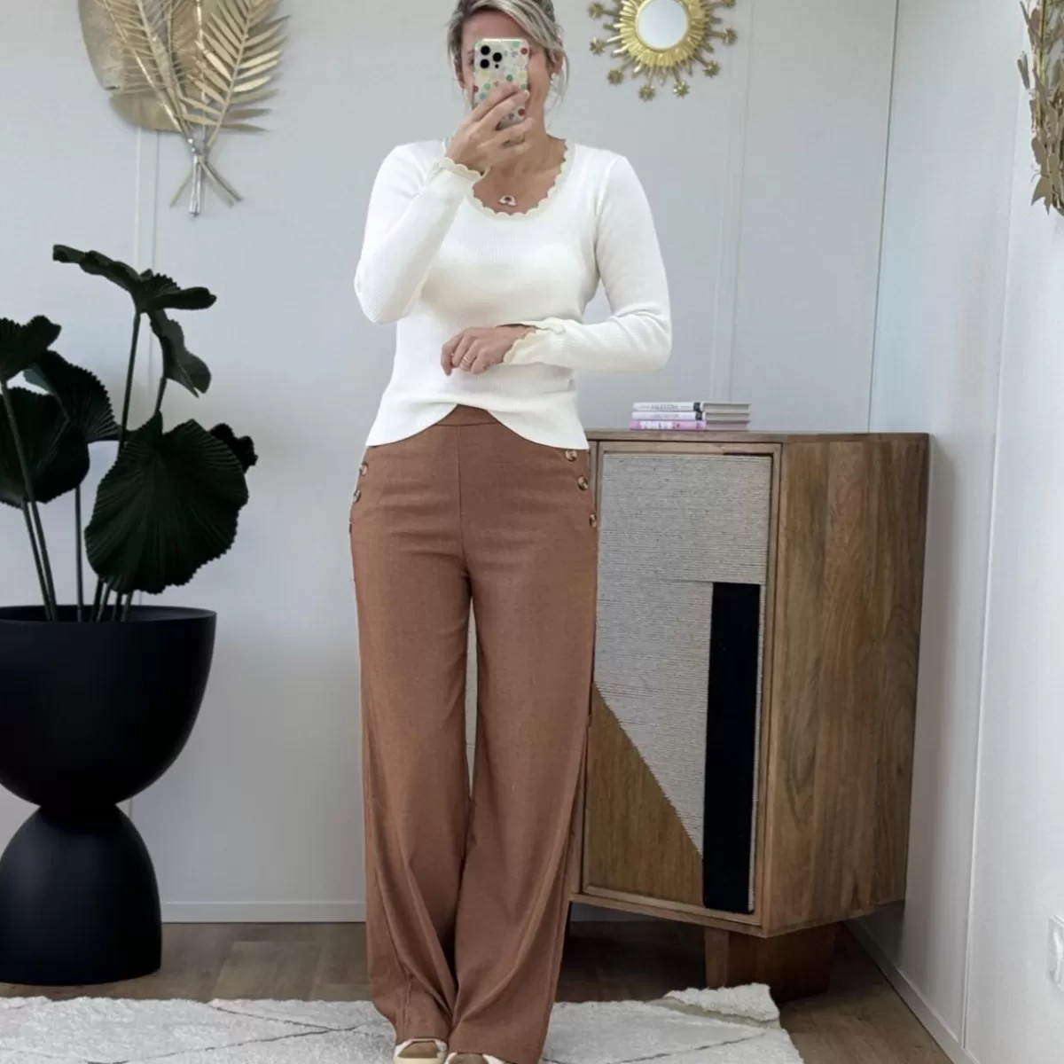 Pull Anna blanc<Le Dressing de Sarah D Shop