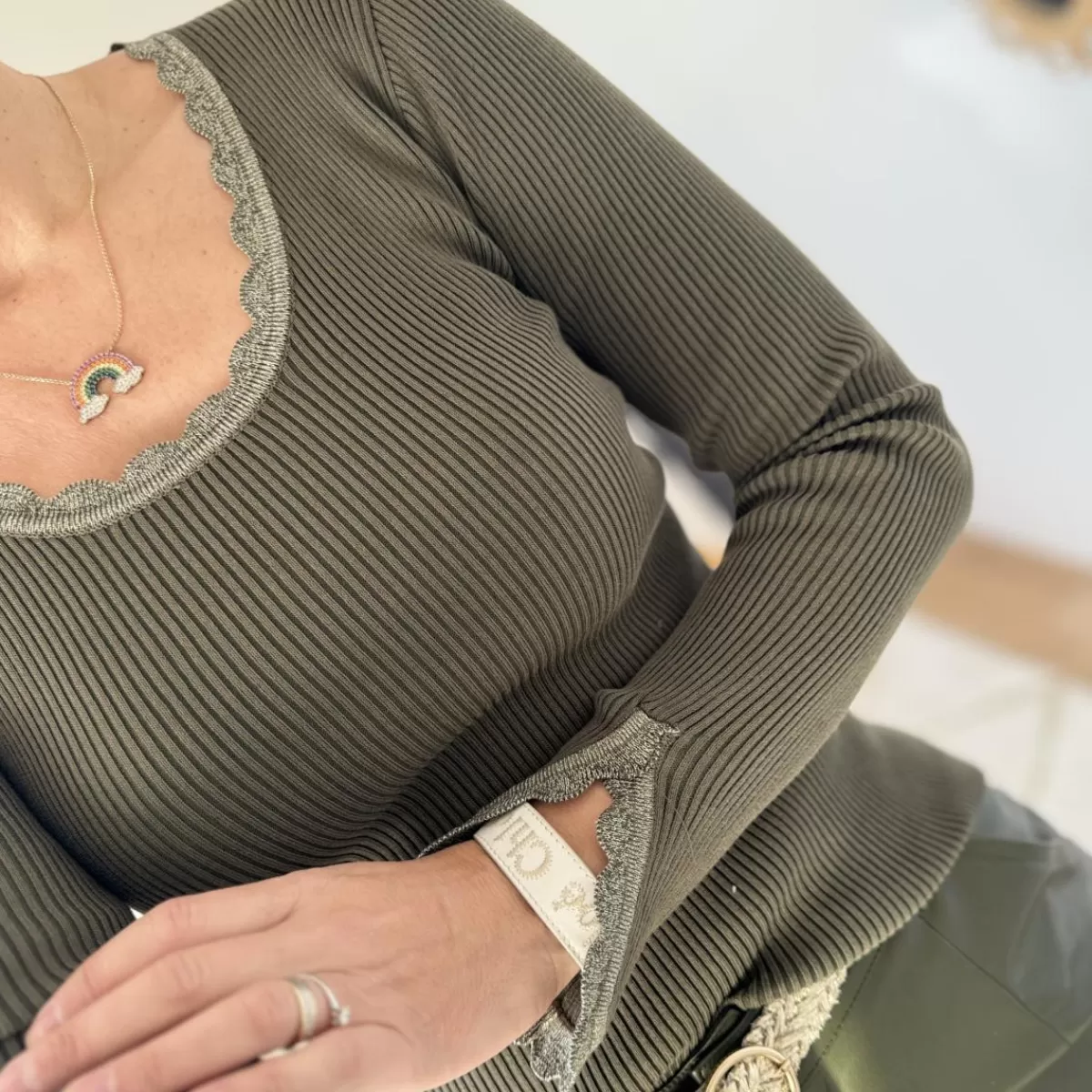 Pull Anna kaki<Le Dressing de Sarah D Online