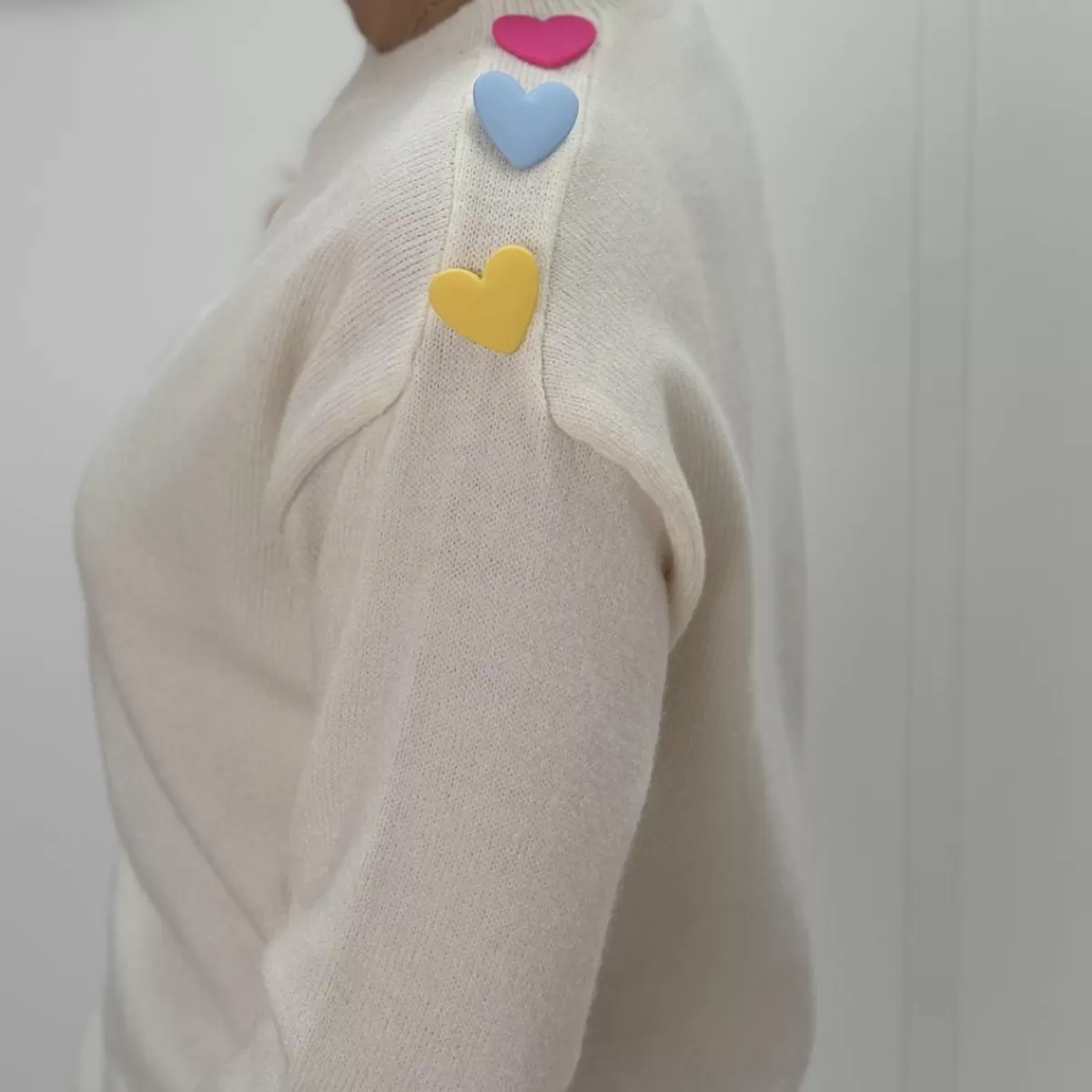 Pull Emilie blanc<Le Dressing de Sarah D Hot