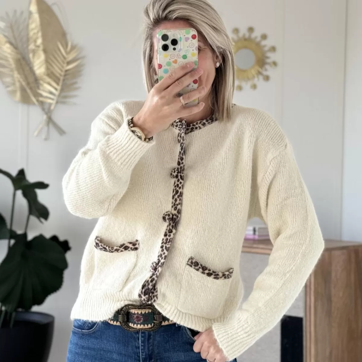 Pull gilet Noemie<Le Dressing de Sarah D Shop