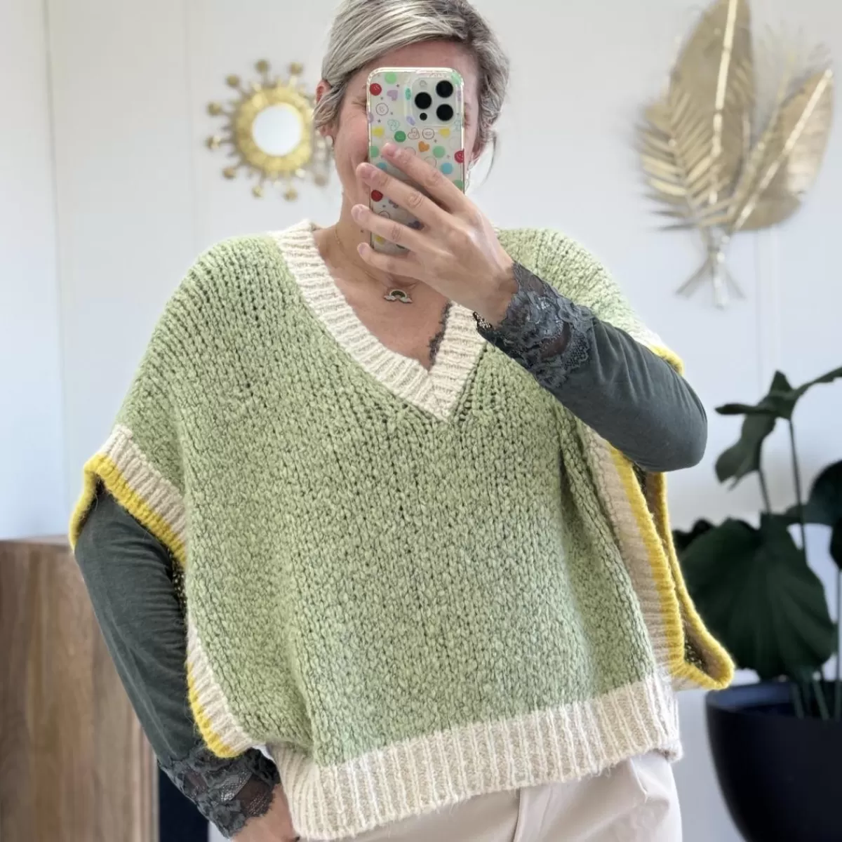 Pull Logan kaki<Le Dressing de Sarah D Clearance