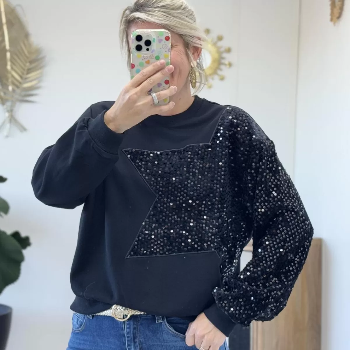 Pull Marika noir<Le Dressing de Sarah D Store
