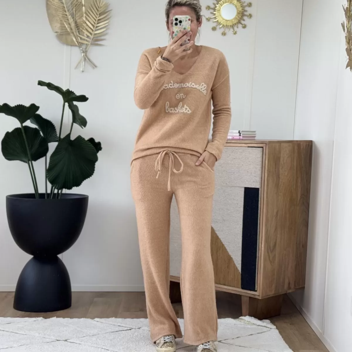 Pull Mlle camel<Le Dressing de Sarah D Outlet