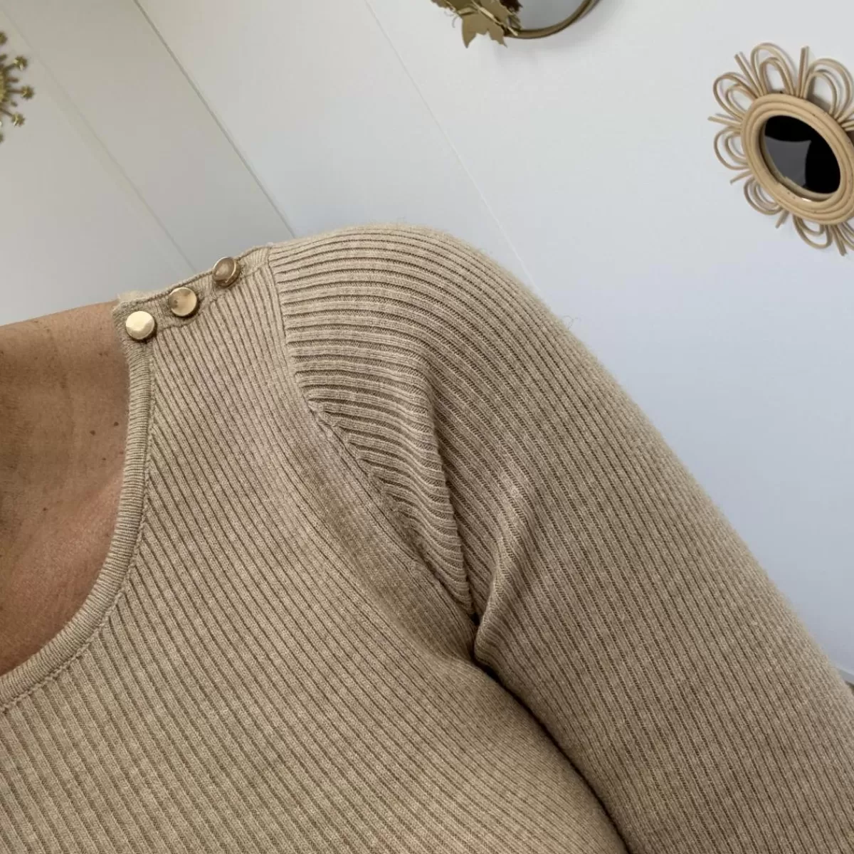 Pull Quincy camel ( du 34 au 40)<Le Dressing de Sarah D Online