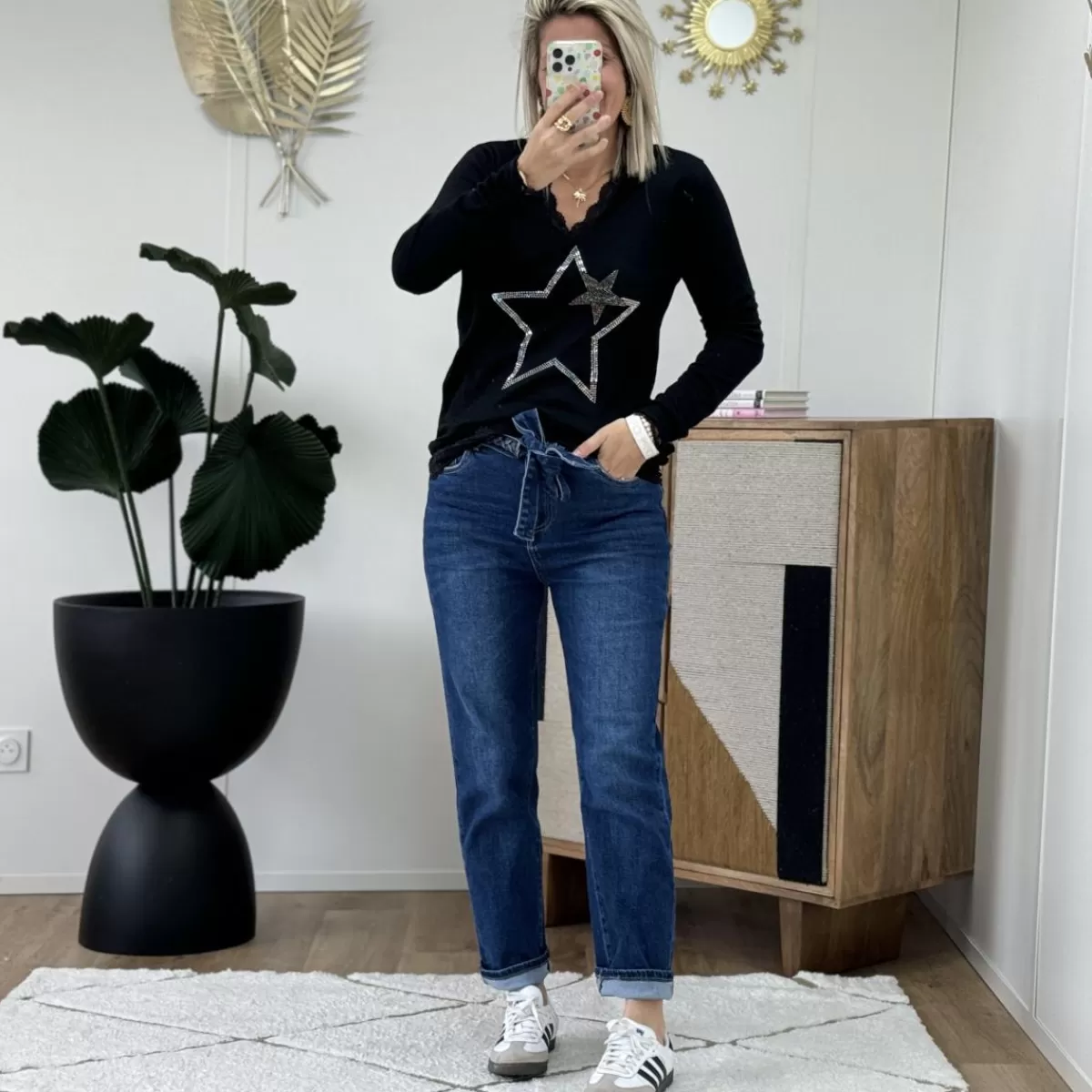Pull Venus noir<Le Dressing de Sarah D Outlet