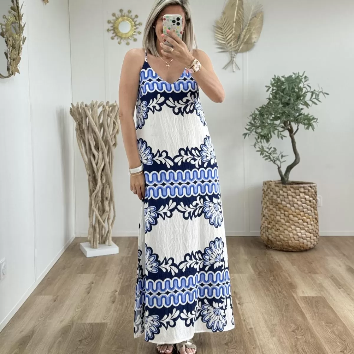Robe Azelie bleue<Le Dressing de Sarah D Fashion