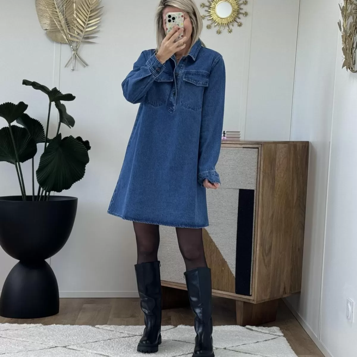 Robe en jeans<Le Dressing de Sarah D Best Sale