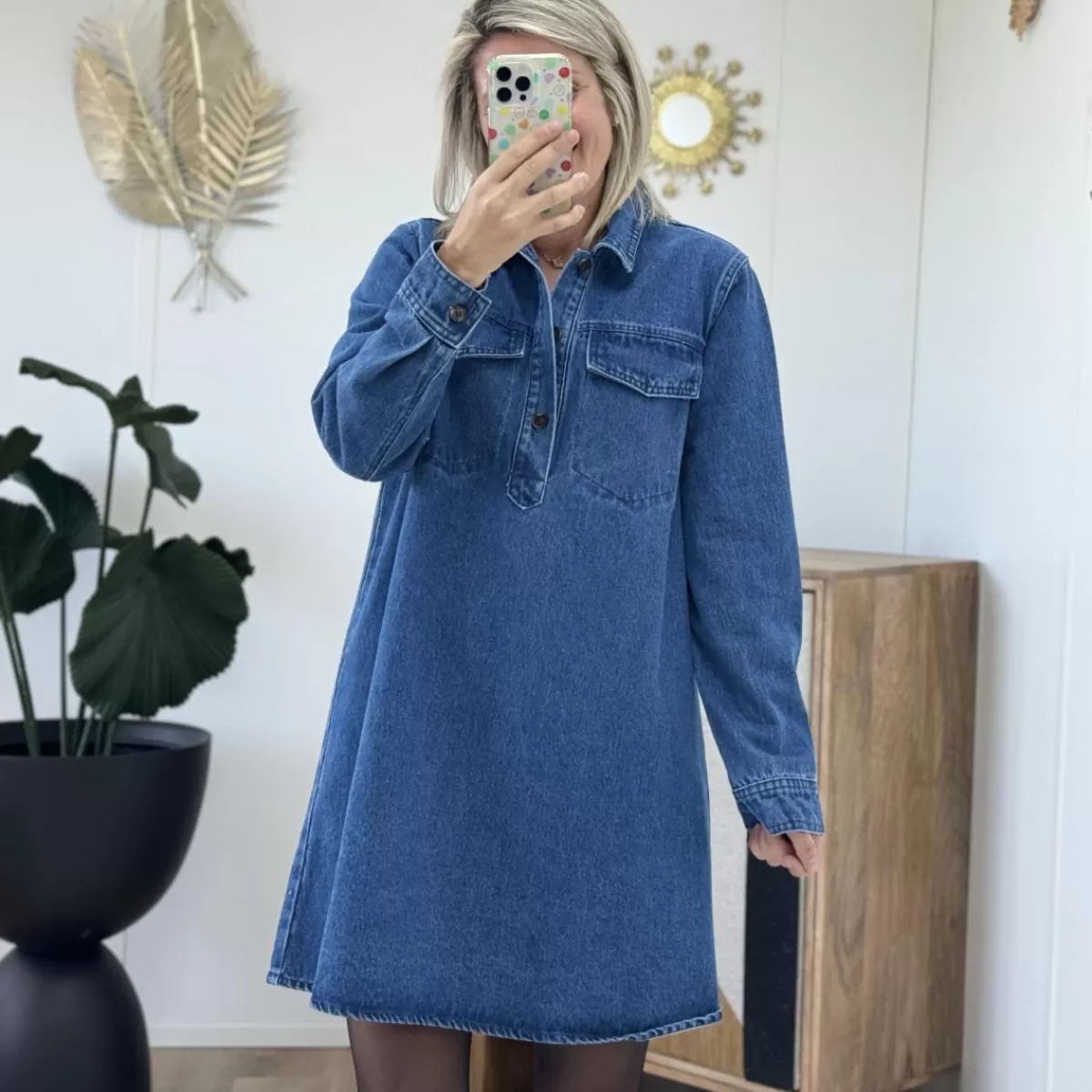 Robe en jeans<Le Dressing de Sarah D Best Sale