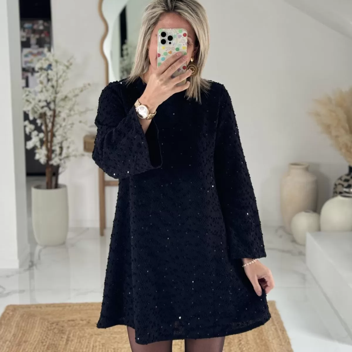 Robe Lois noire<Le Dressing de Sarah D Best Sale
