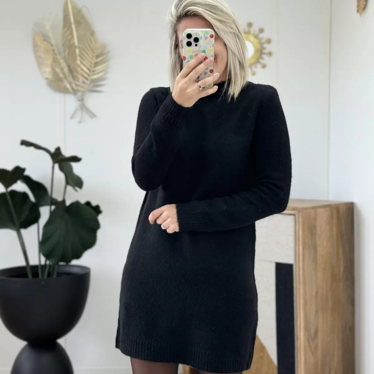 Robe pull Elsie noir<Le Dressing de Sarah D New