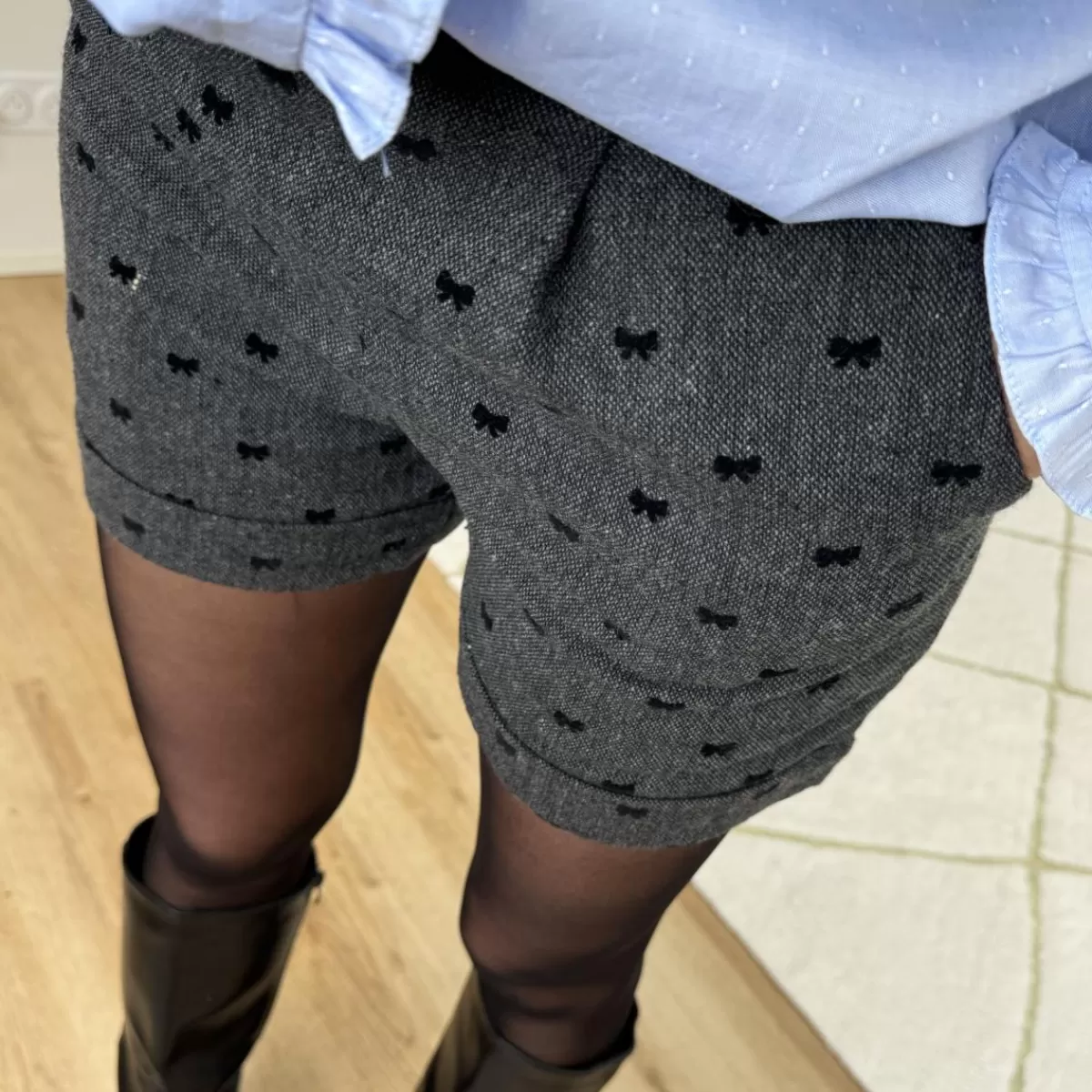 Short Bonnie gris foncé<Le Dressing de Sarah D Fashion