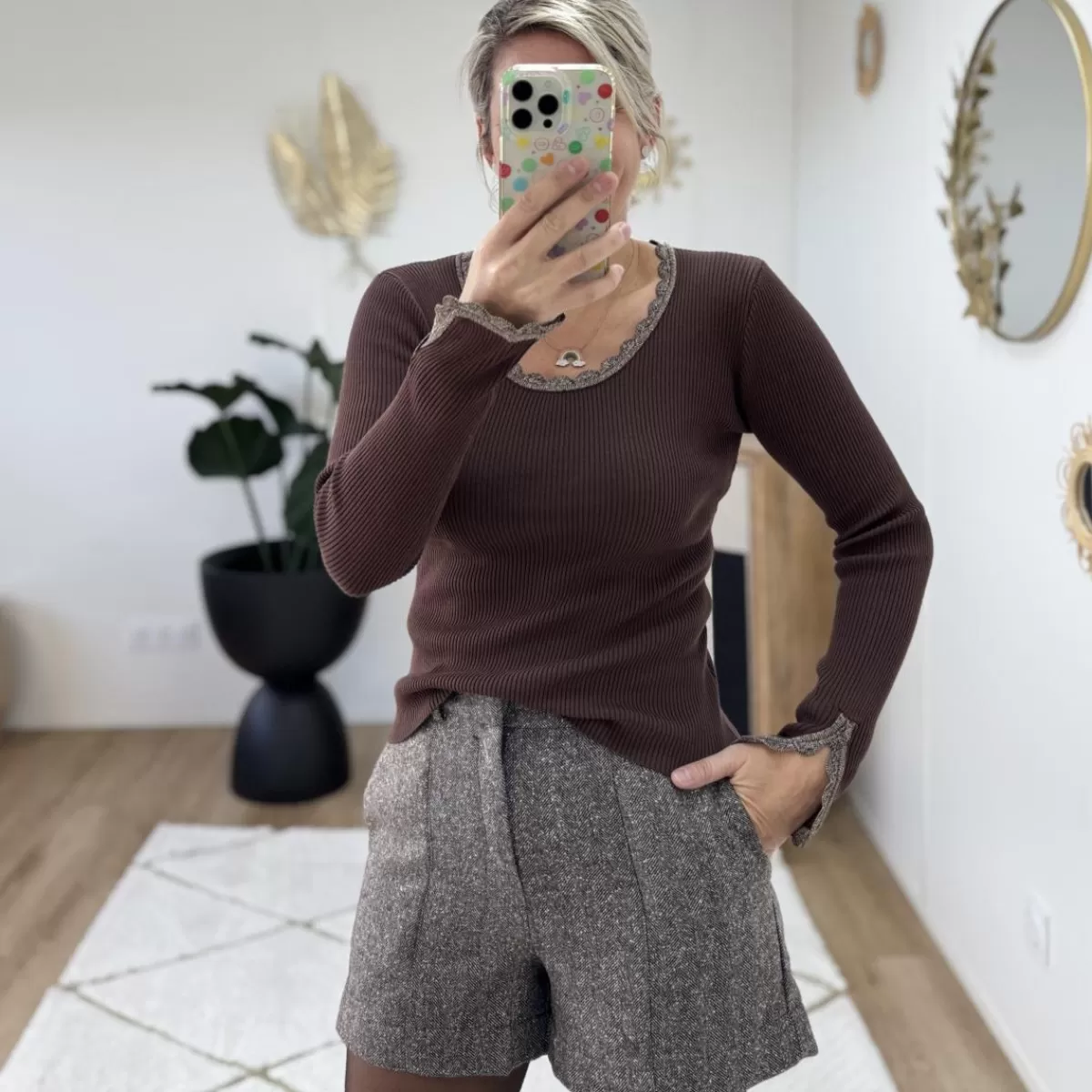 Short Joe chocolat<Le Dressing de Sarah D Discount